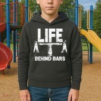 Life Behind Bars Bicycle  Kids Hoodie thumb 2