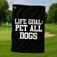 Life Goal Pet All Dogs Golf Towel thumb 1