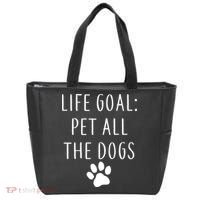 Life Goal Pet All Dogs Funny Tote Bag thumb 0