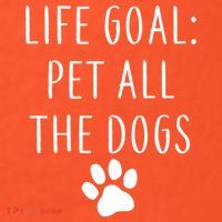 Life Goal Pet All Dogs Funny Coaster thumb 2