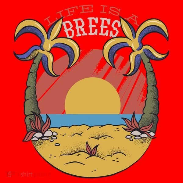 Life Is A Brees Santa Hat