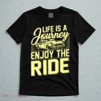 Life Is A Journey Enjoy The Ride Classic Car T-Shirt thumb 5