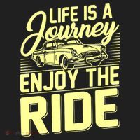 Life Is A Journey Enjoy The Ride Classic Car Beanie thumb 2
