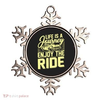 Life Is A Journey Enjoy The Ride Classic Car Ornament