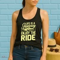 Life Is A Journey Enjoy The Ride Classic Car Women's Tank Top thumb 2