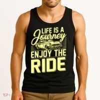 Life Is A Journey Enjoy The Ride Classic Car Tank Top thumb 3