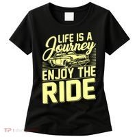 Life Is A Journey Enjoy The Ride Classic Car Women's T-Shirt thumb 0