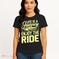 Life Is A Journey Enjoy The Ride Classic Car Women's T-Shirt thumb 4