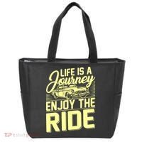 Life Is A Journey Enjoy The Ride Classic Car Tote Bag thumb 0