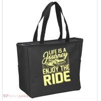 Life Is A Journey Enjoy The Ride Classic Car Tote Bag thumb 2