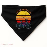 Life Is A Wonderful Ride USA-Made Doggie Bandana thumb 0