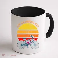 Life Is A Wonderful Ride Coffee Mug thumb 1