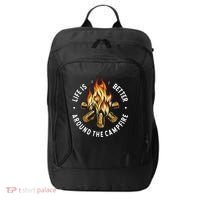 Life Is Better Around The Campfire City Backpack thumb 0