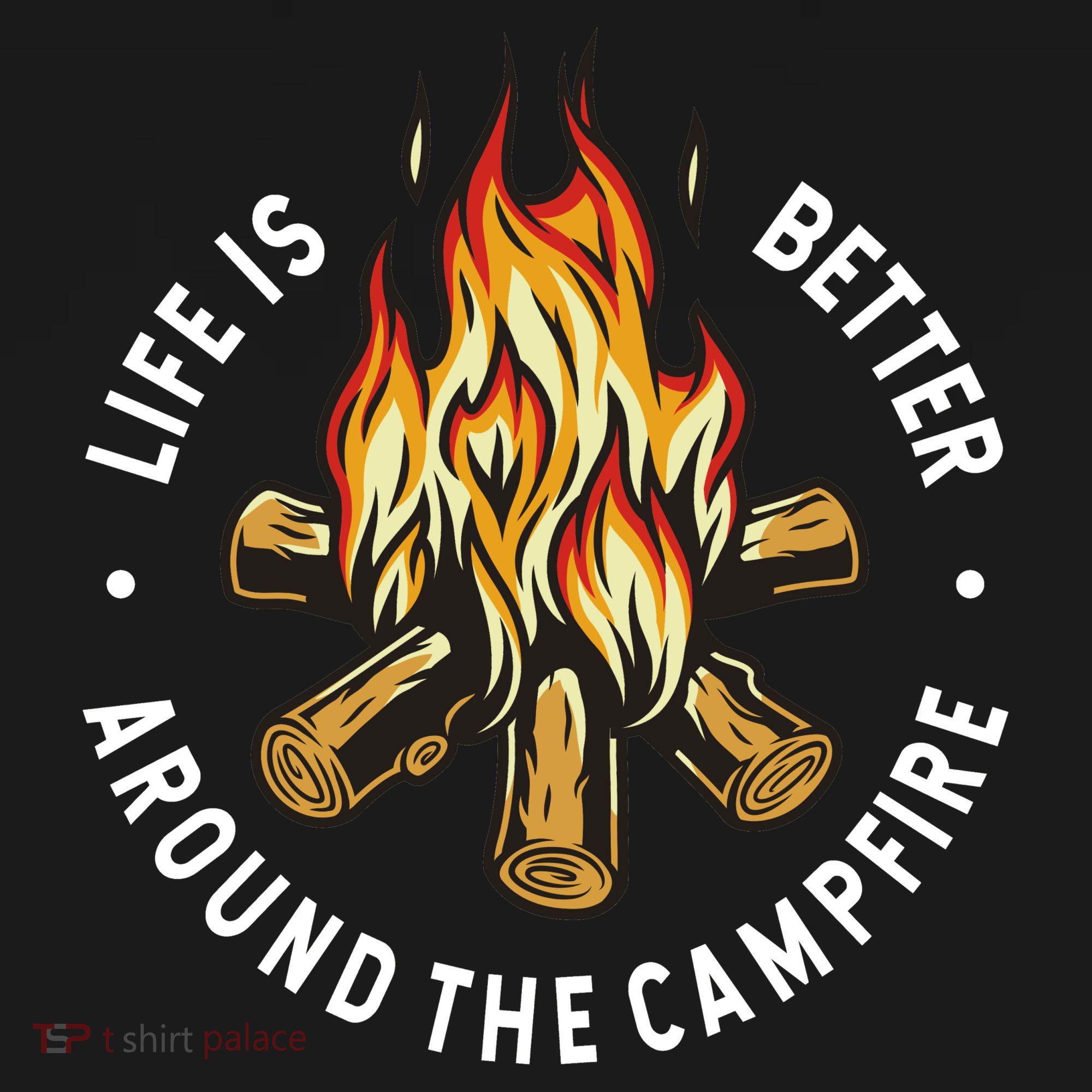 Life Is Better Around The Campfire Sustainable Bucket Hat