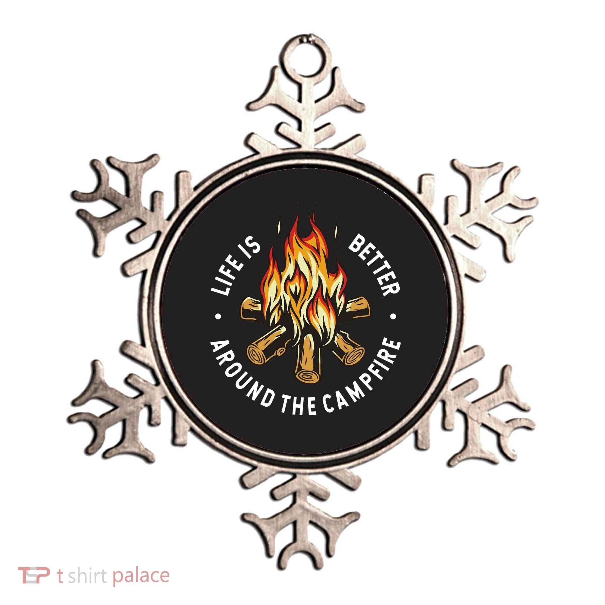 Life Is Better Around The Campfire Ornament