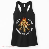 Life Is Better Around The Campfire Women's Tank Top thumb 0