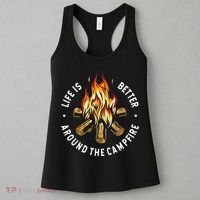 Life Is Better Around The Campfire Women's Tank Top thumb 3