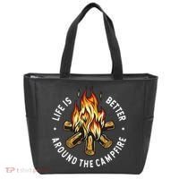 Life Is Better Around The Campfire Tote Bag thumb 0