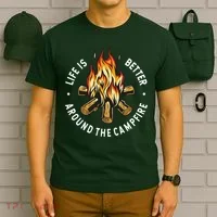 Life Is Better Around The Campfire T-Shirt thumb 6