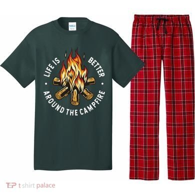 Life Is Better Around The Campfire Pajama Set