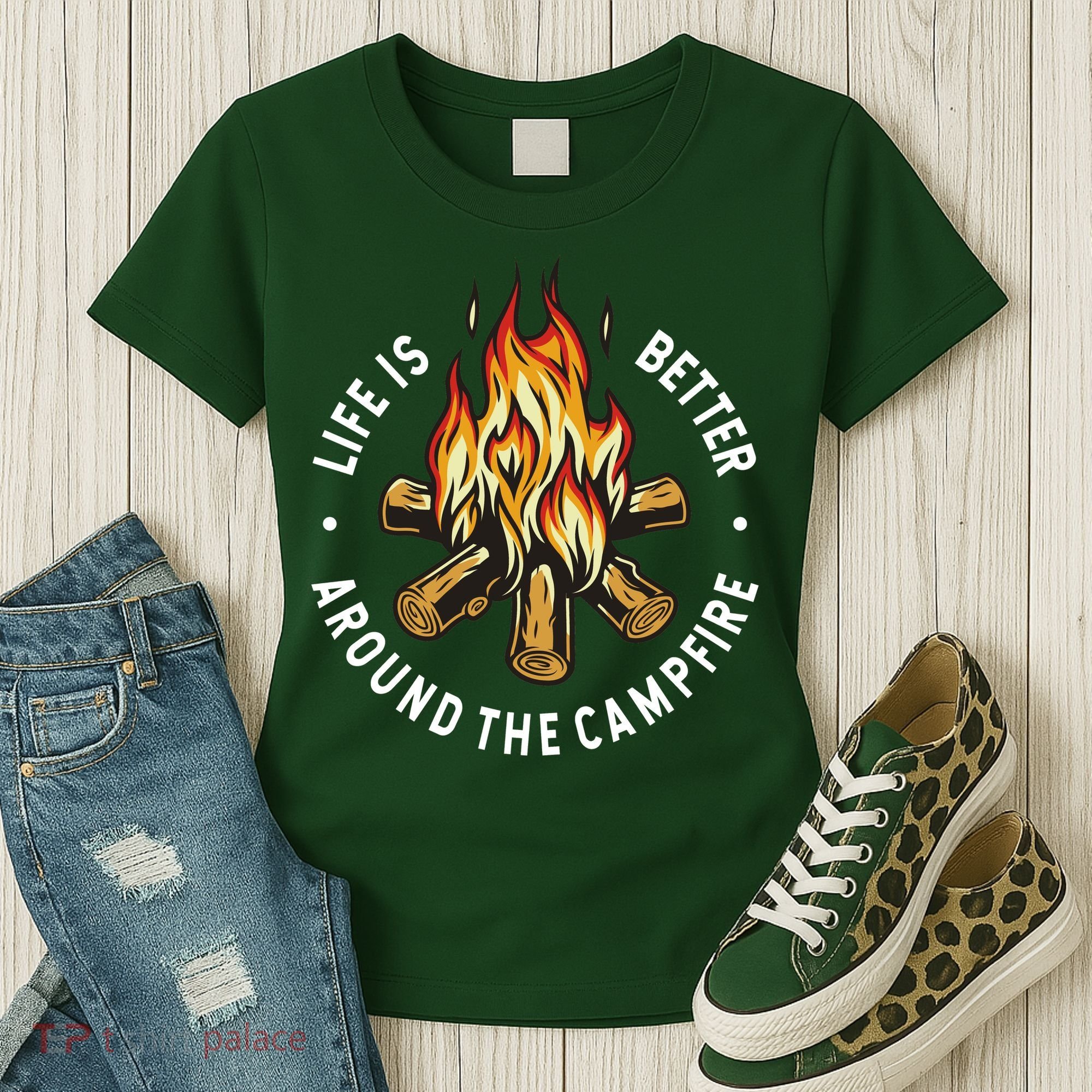 Life Is Better Around The Campfire Women's T-Shirt