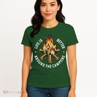 Life Is Better Around The Campfire Women's T-Shirt thumb 4