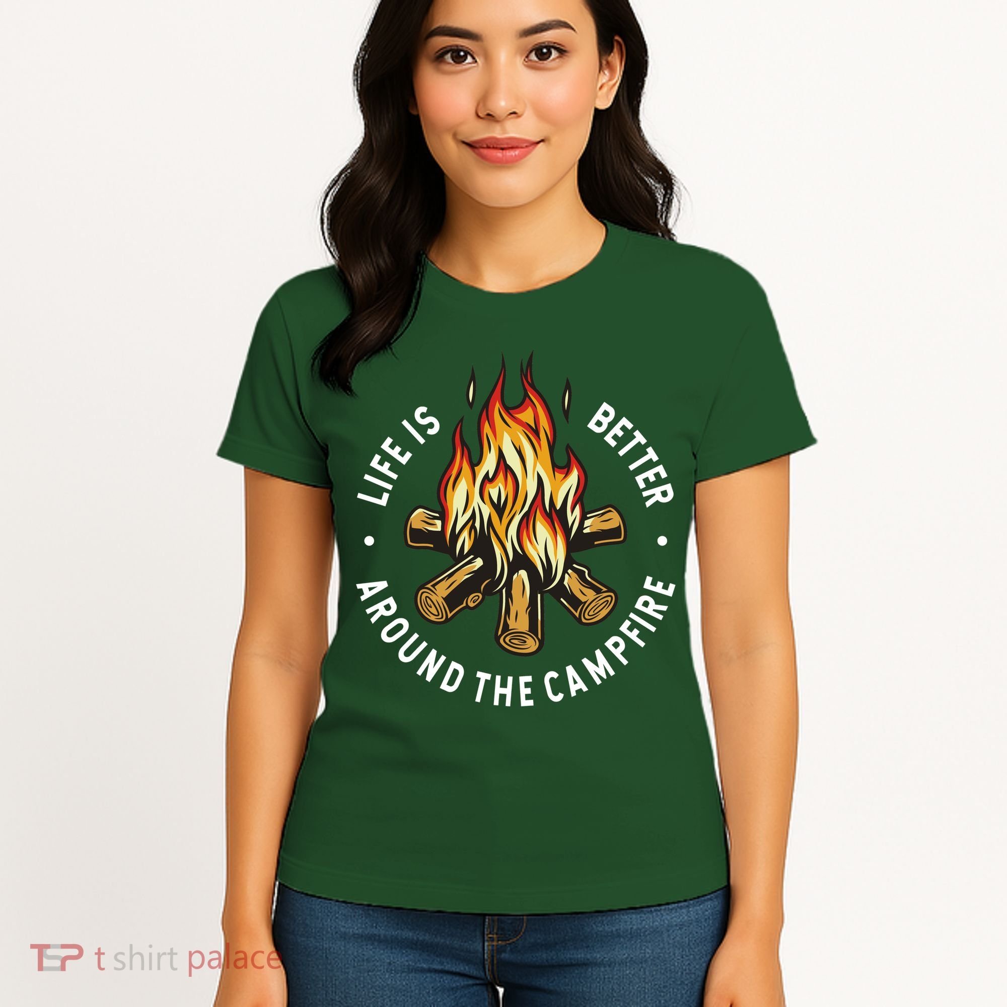 Life Is Better Around The Campfire Women's T-Shirt