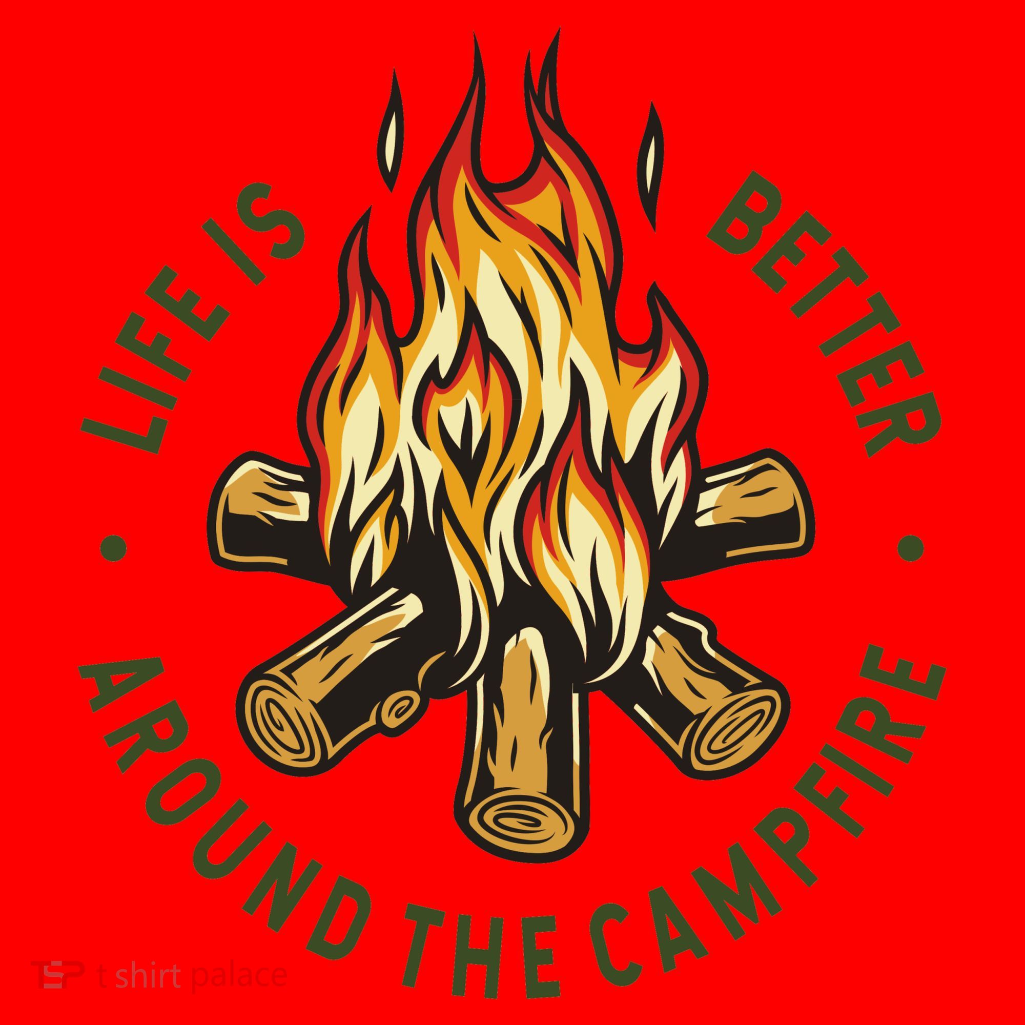 Life Is Better Around The Campfire Santa Hat