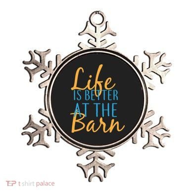 Life is Better at the Barn Ornament