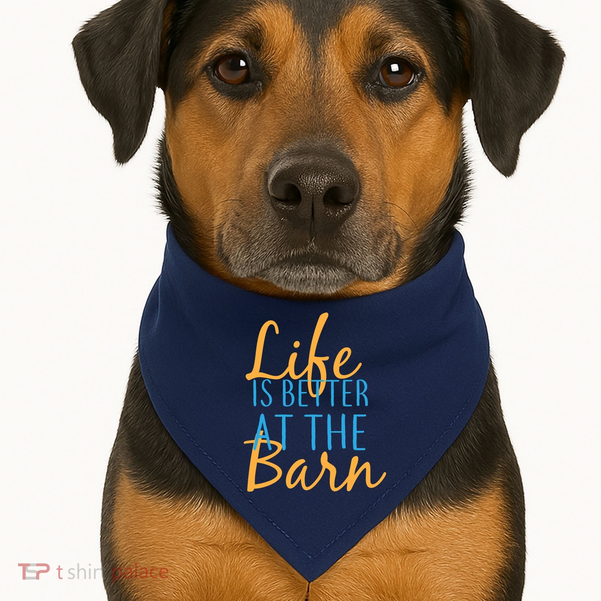 Life is Better at the Barn USA-Made Doggie Bandana