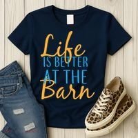 Life is Better at the Barn Women's T-Shirt thumb 3
