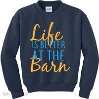 Life is Better at the Barn Kids Sweatshirt thumb 0