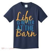 Life is Better at the Barn Kids T-Shirt thumb 0