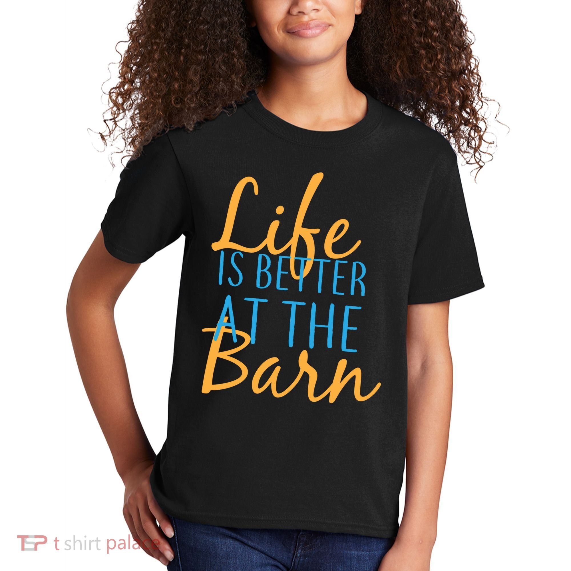 Life is Better at the Barn Kids T-Shirt