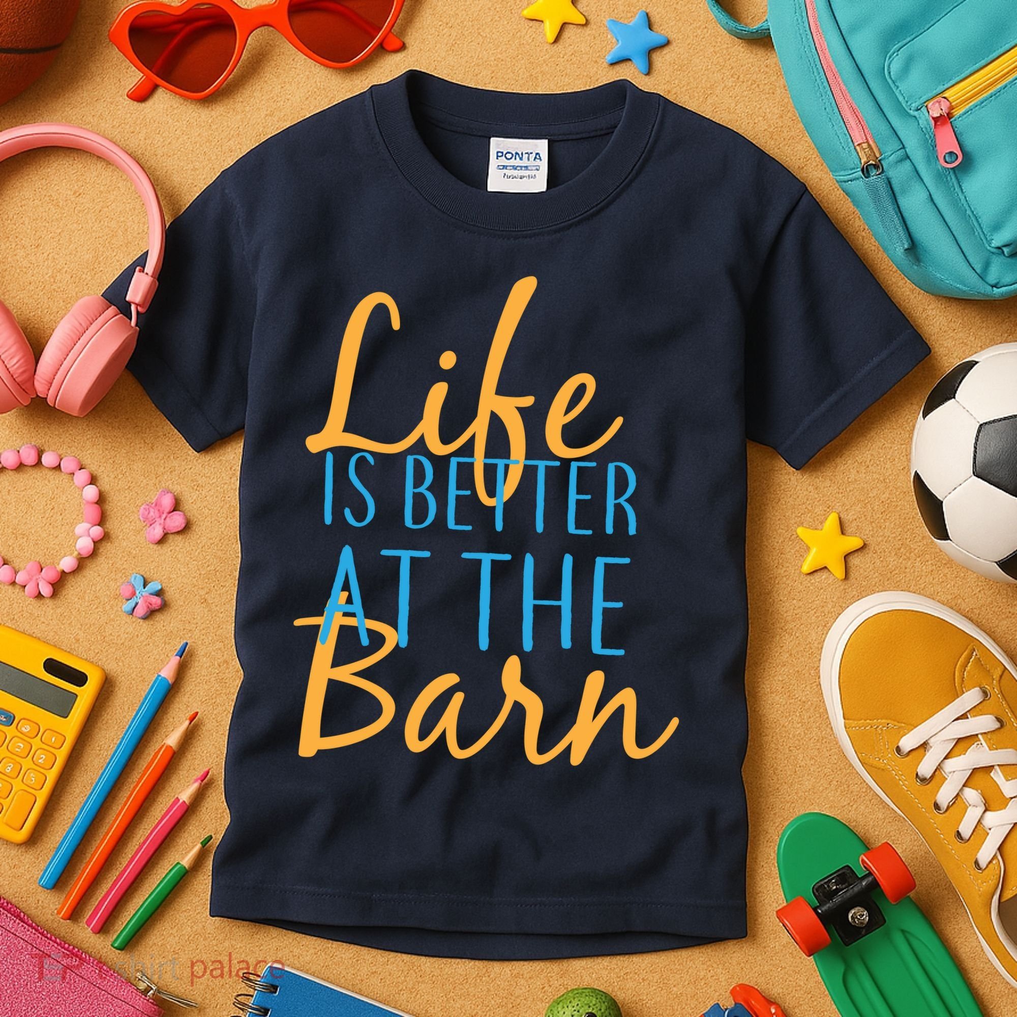 Life is Better at the Barn Kids T-Shirt