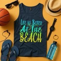 Life Is Better At The Beach Tank Top thumb 4