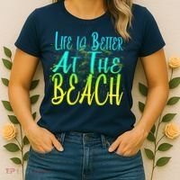 Life Is Better At The Beach Women's T-Shirt thumb 2