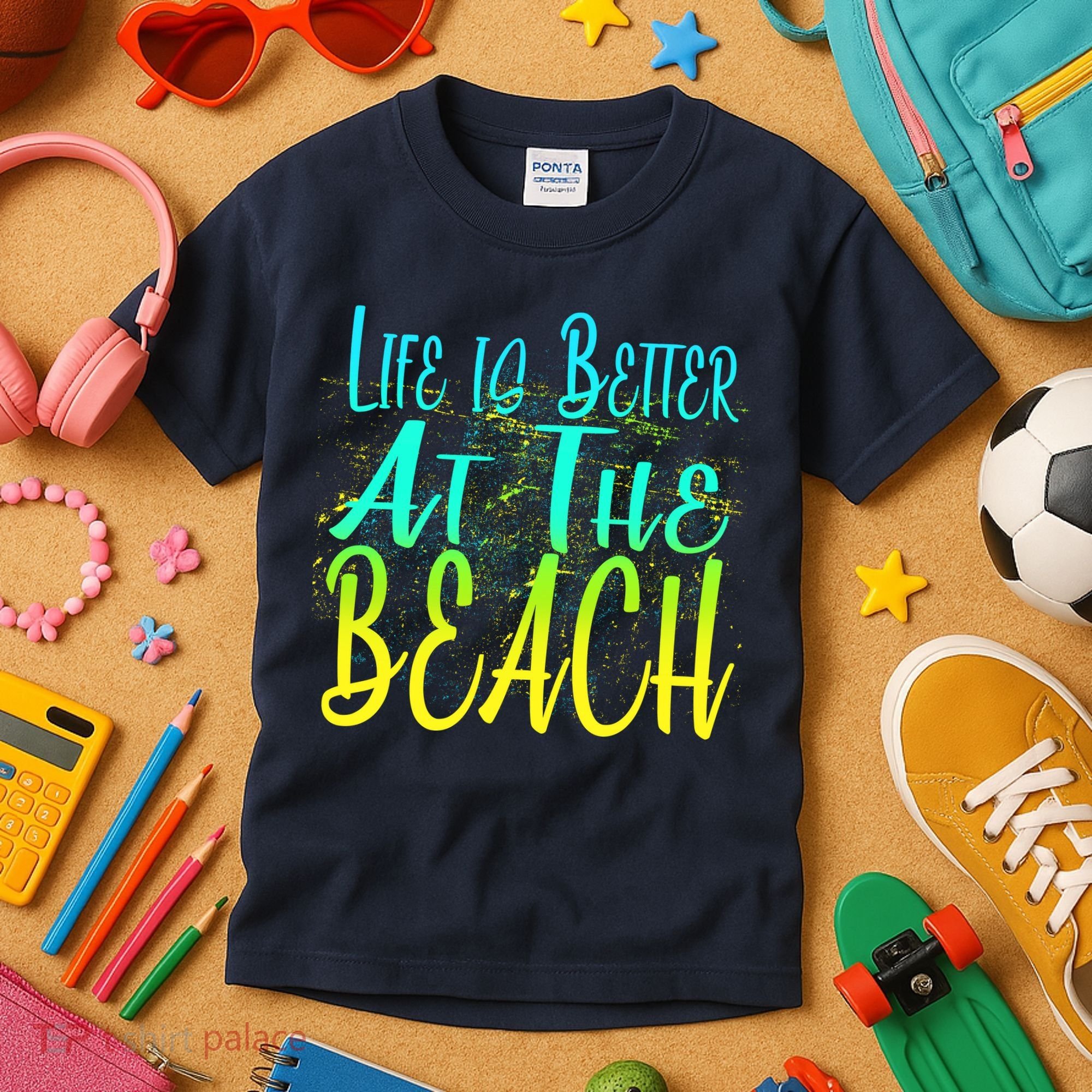 Life Is Better At The Beach Kids T-Shirt
