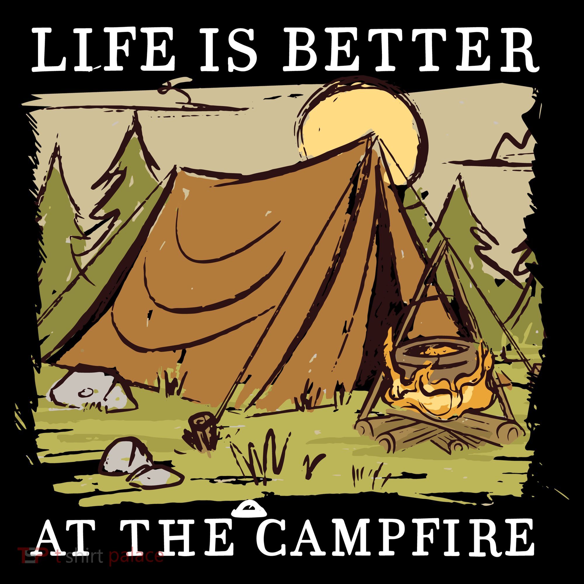Life Is Better At The Campfire Bucket Hat