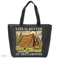 Life Is Better At The Campfire Tote Bag thumb 0