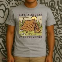 Life Is Better At The Campfire T-Shirt thumb 3