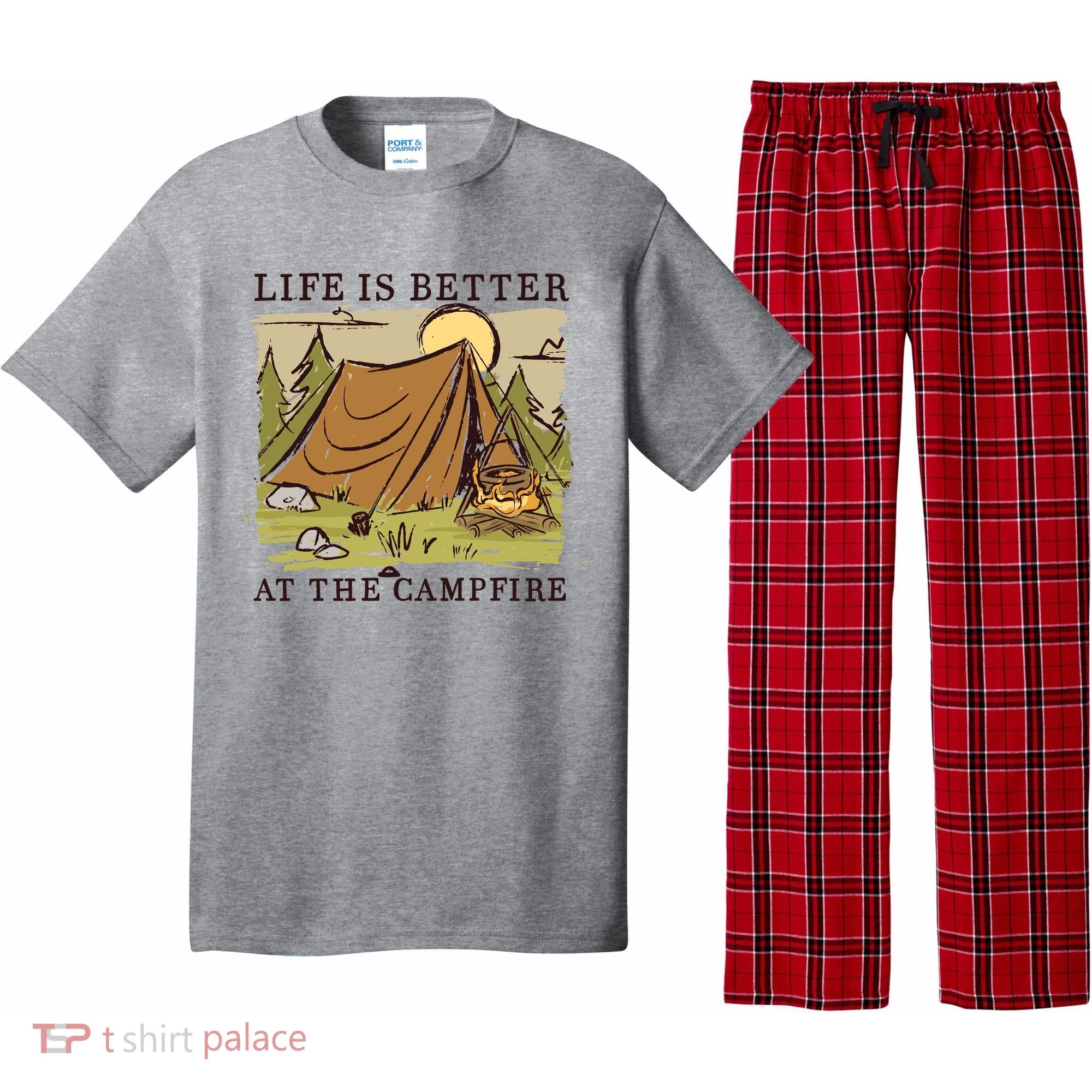Life Is Better At The Campfire Pajama Set