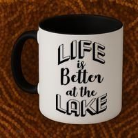 Life Is Better At The Lake Coffee Mug thumb 2