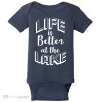 Life Is Better At The Lake Baby Bodysuit thumb 0