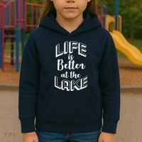 Life Is Better At The Lake Kids Hoodie thumb 3