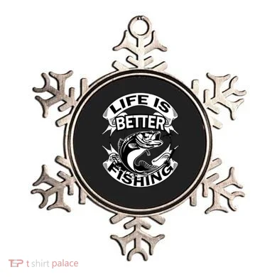 Life Is Better Fishing Ornament