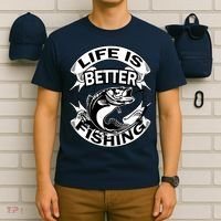 Life Is Better Fishing T-Shirt thumb 6