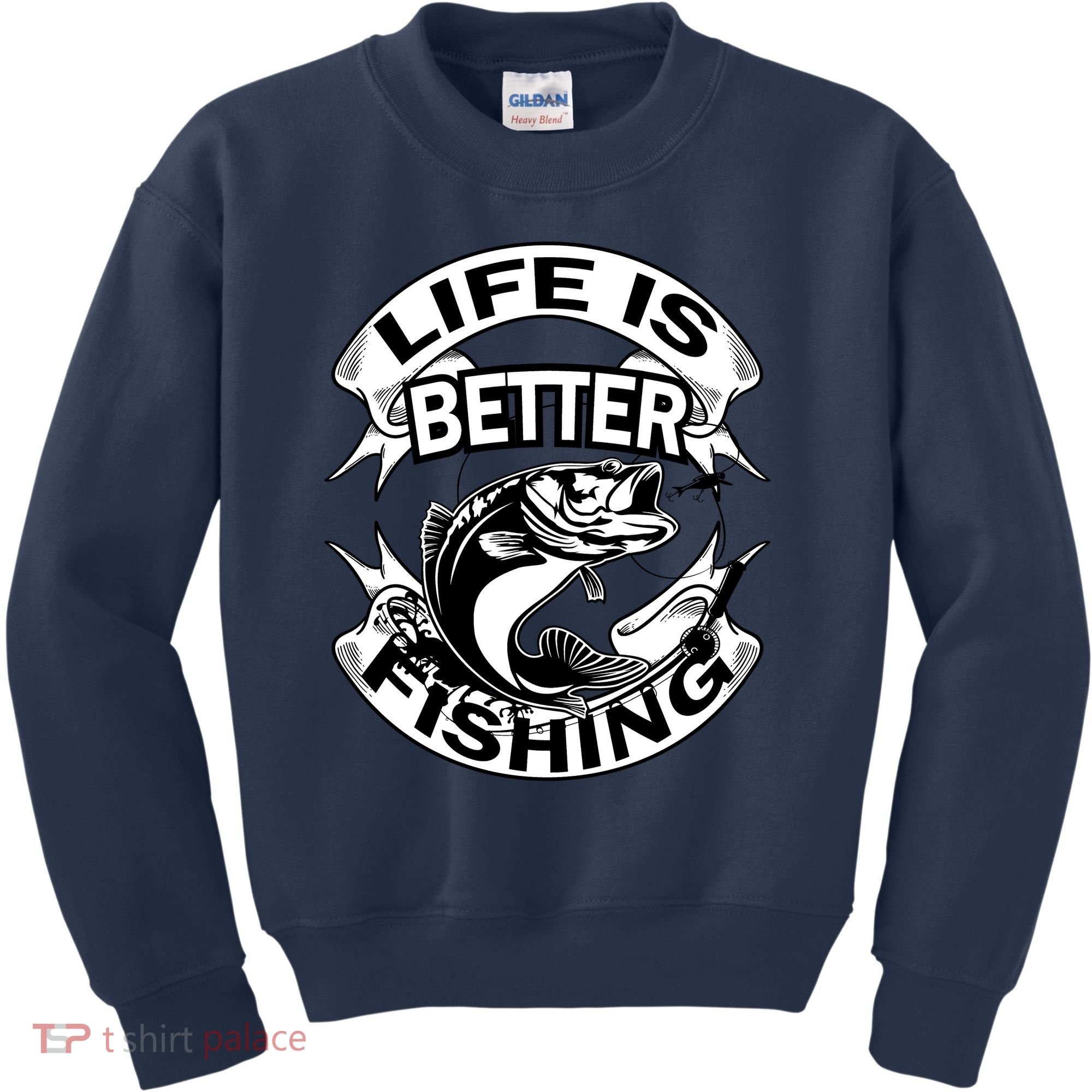 Life Is Better Fishing Kids Sweatshirt