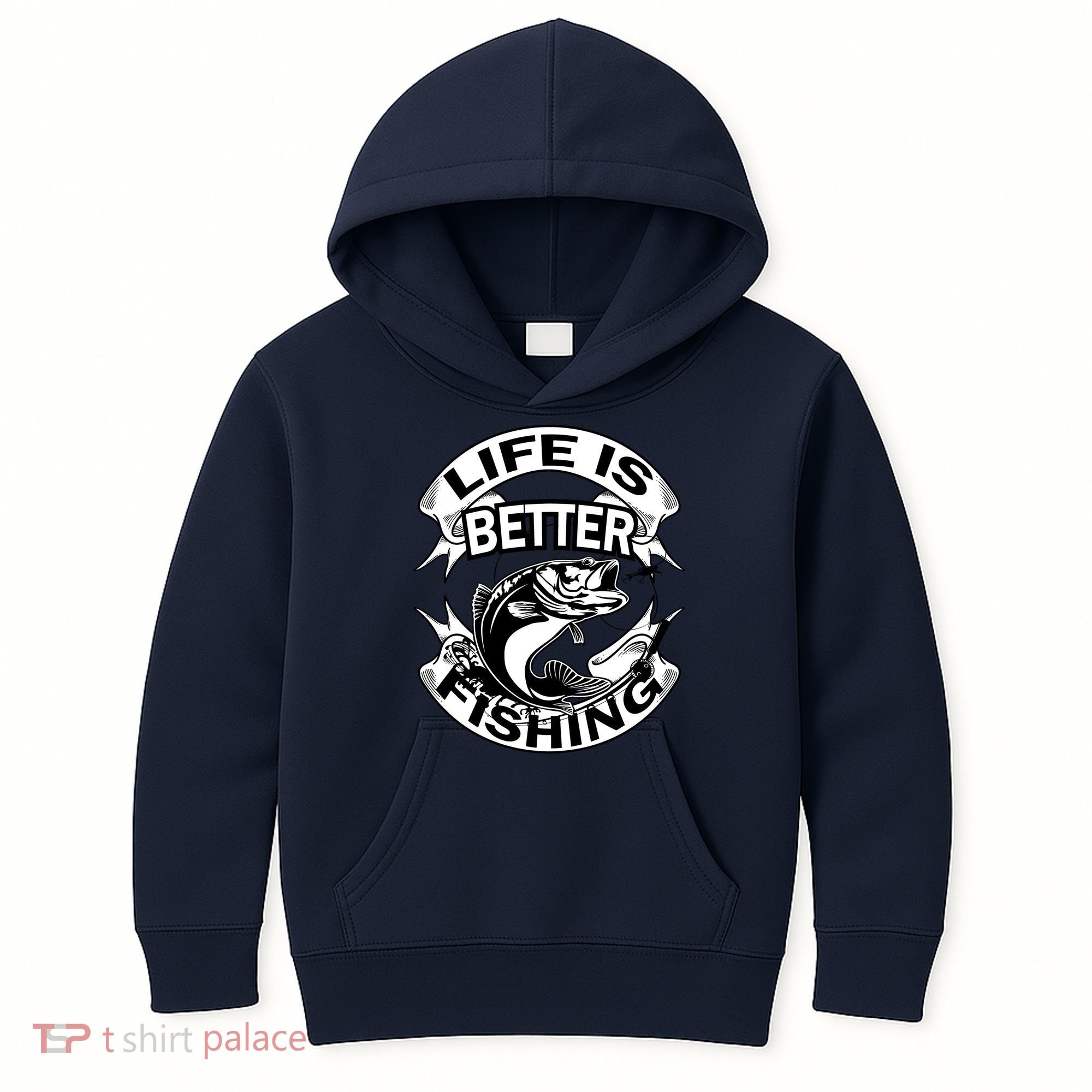Life Is Better Fishing Kids Hoodie