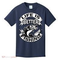 Life Is Better Fishing Kids T-Shirt thumb 0